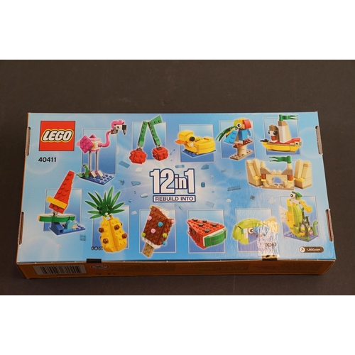 192 - Lego - Nine boxed and unopened sets to include 40253, 40254, 40334, 40370, 40411, 40413, 40417, and ... 