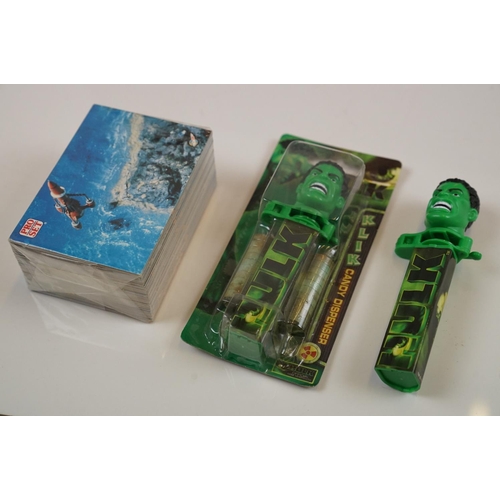 203 - Thunderbirds - Seven cardedBandai / FEVA Thunderbird diecast models plus 3 x unopened 4 packs of Thu... 