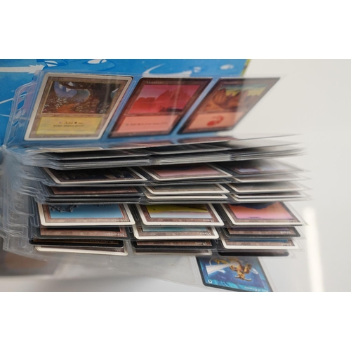 205 - Trade Cards - Topps X file card collection within original file, a quantity of Magic The Gathering c... 