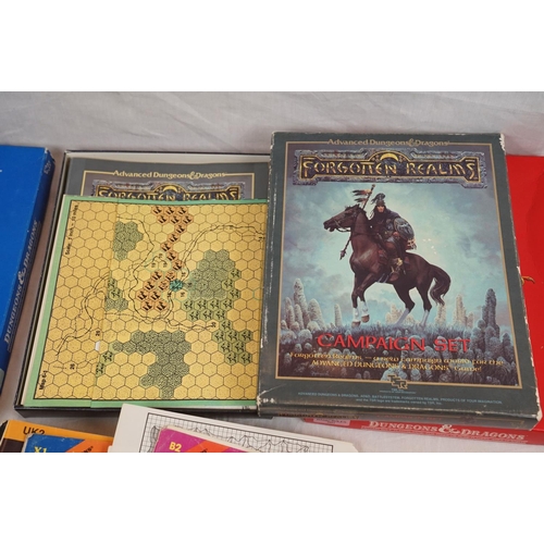 217 - 26 x TSR Dungeons and Dragons rule books and campaign sets to include Forgotten Realms, Queen of the... 