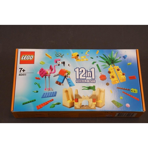 192 - Lego - Nine boxed and unopened sets to include 40253, 40254, 40334, 40370, 40411, 40413, 40417, and ... 
