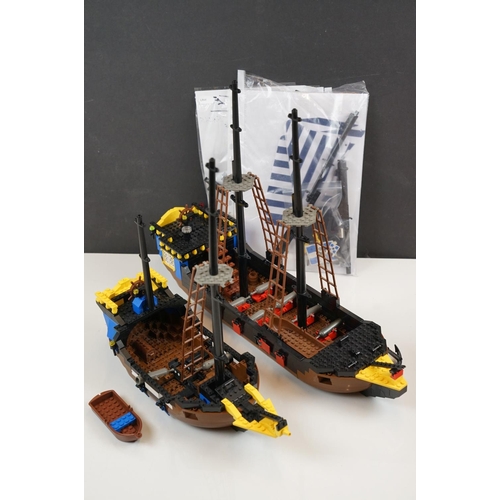 198 - Lego - Two built ships to include 6274 Caribbean Clipper complete with replacement sails and Pirate ... 
