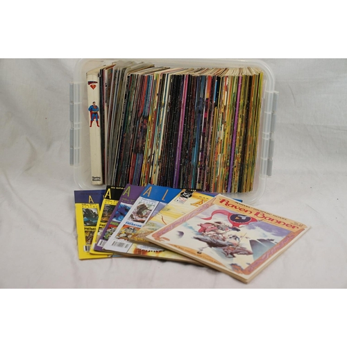 213 - Approx. 100 70's -90's comics featuring Aliens, Predator, Slaine, Terminator, Kull, etc