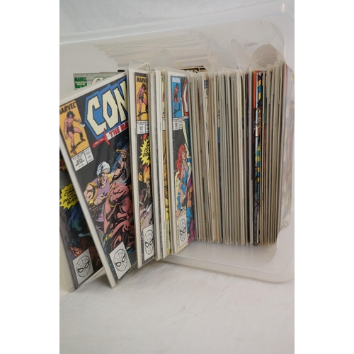 214 - Approx. 100 Marvel Conan Comics in varying condition, to include Conan the Barbarian, Conan the King... 