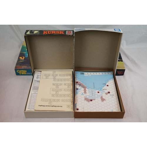 216 - Five tabletop games to include Open Fire, Ambush!, Paydirt, War in the Ice and Eric Goldberg's Kursk... 