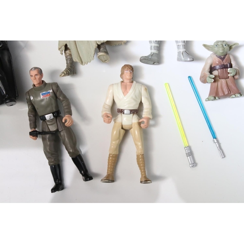 238 - Star Wars - Around 20 figures and vehicles circa 1990s