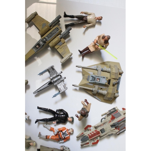 238 - Star Wars - Around 20 figures and vehicles circa 1990s