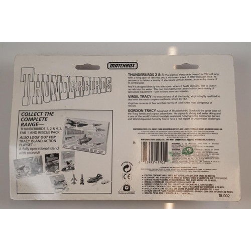 201 - Collection of carded & boxed Gerry Anderson vehicles and figures to include 5 x Matchbox Thunderbird... 
