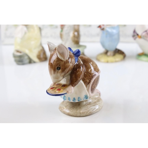 10 - Eight boxed Beswick Beatrix Potter to include Cottontail 1985, Tom Thumb 1987, Jemima Puddleduck 194... 