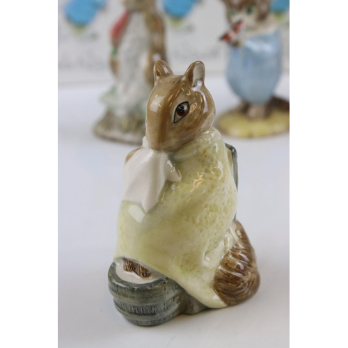 10 - Eight boxed Beswick Beatrix Potter to include Cottontail 1985, Tom Thumb 1987, Jemima Puddleduck 194... 