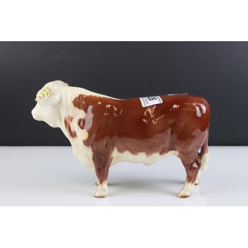 26 - Beswick Hereford Bull, model 949