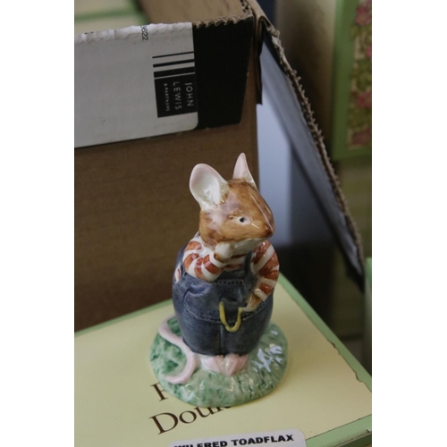 30 - Seventeen Boxed Royal Doulton Brambly Hedge Figures