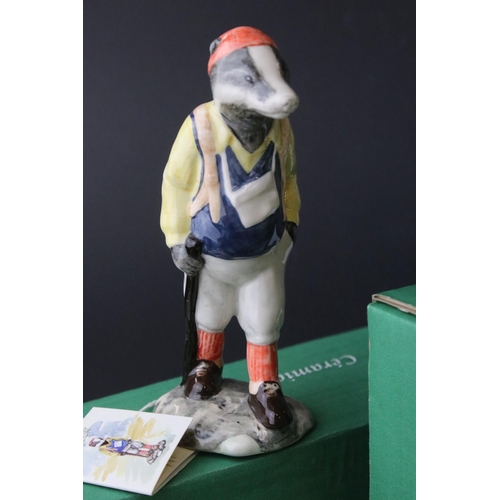 31 - Eight Boxed John Beswick Figures including Gardener Rabbit, Fisherman Otter, Huntsman Fox, The Lady ... 