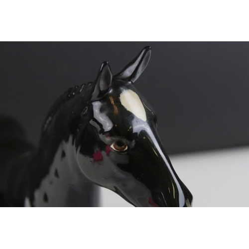 5 - Beswick Black Hackney Horse,  model no. 1361