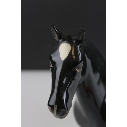 5 - Beswick Black Hackney Horse,  model no. 1361