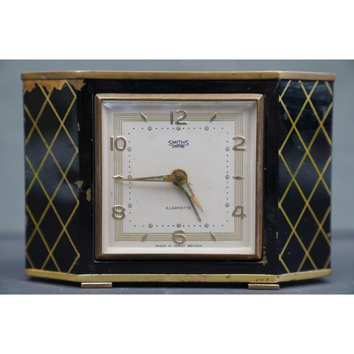 198 - Smiths Empire Alarmette Art Deco clock