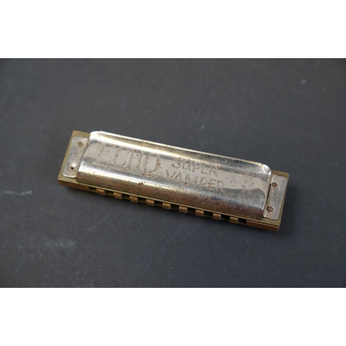 214 - A collection of seven vintage Harmonica's to include M.Hohner examples.