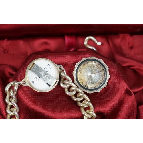 224 - A vintage boxed SOS Talisman bracelet together with a quantity of costume jewellery including silver... 