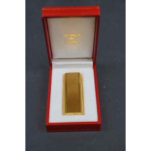 256 - Cartier Paris Le Must cigarette lighter