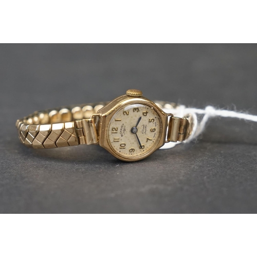 279 - Ladies Rotary 9ct gold watch