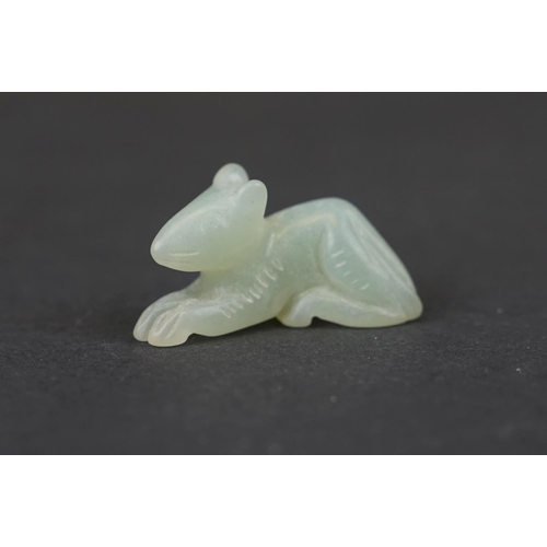 312 - Selection of five Jadeite Figures