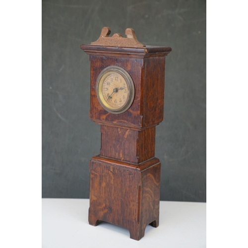 339 - Vintage miniature grandfather clock