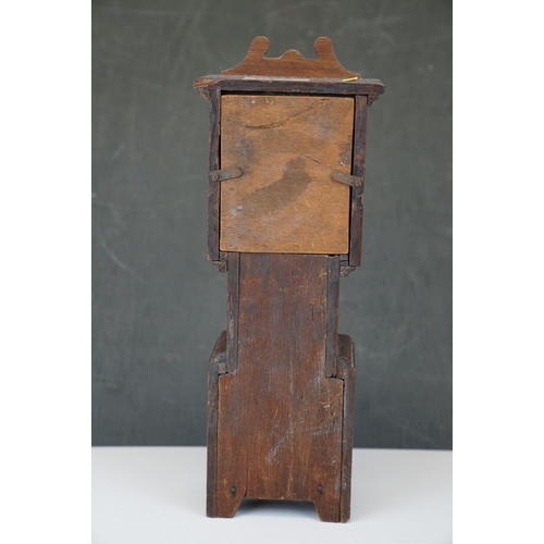 339 - Vintage miniature grandfather clock