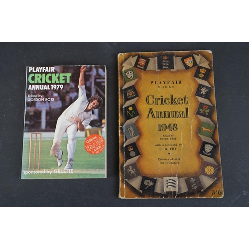 355 - A collection of Playfair Cricket annuals from 1948 to 1979 inclusive.