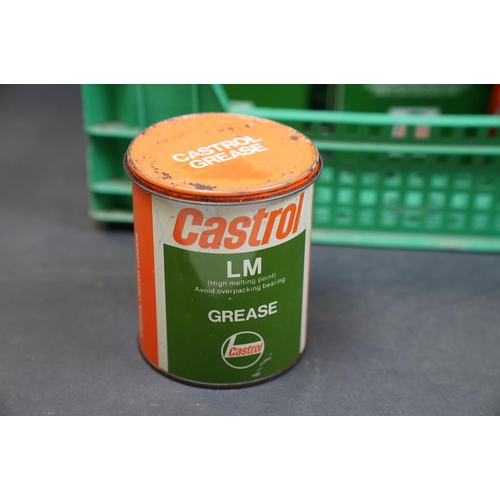 452 - A collection of Castrol advertising tins to include oil cans.