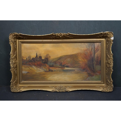 500 - A quantity of contemporary oil paintings and cat prints mounted in antique style frames.