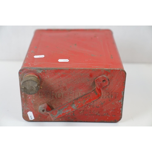 535 - A vintage Bradley Land Rover Series 1 Land Rover spare wheel fuel / Jerry can together with another ... 