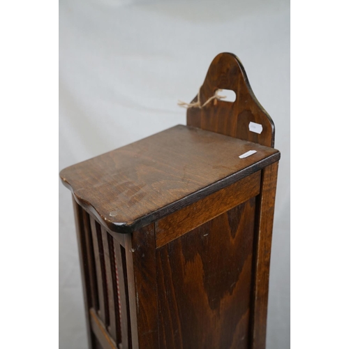 693 - French Wooden Baguette Holder / Box, 90cms high