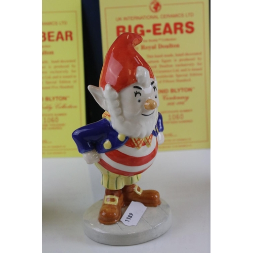 123 - Set of Four Boxed Royal Doulton Noddy Collection Figures including Noddy, Mr Plod, Big Ears and Tess... 