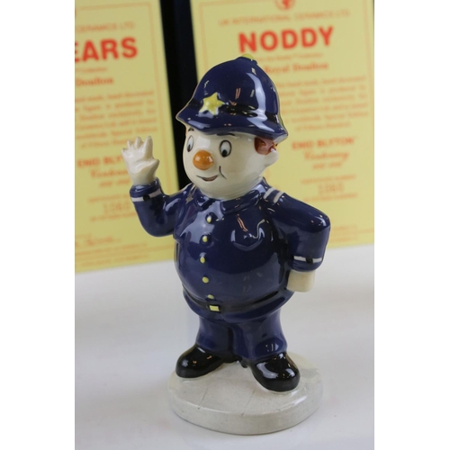 123 - Set of Four Boxed Royal Doulton Noddy Collection Figures including Noddy, Mr Plod, Big Ears and Tess... 