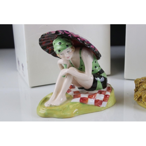 126 - Two Boxed Royal Doulton Figurines - The Land Girl and Sunshine Girl