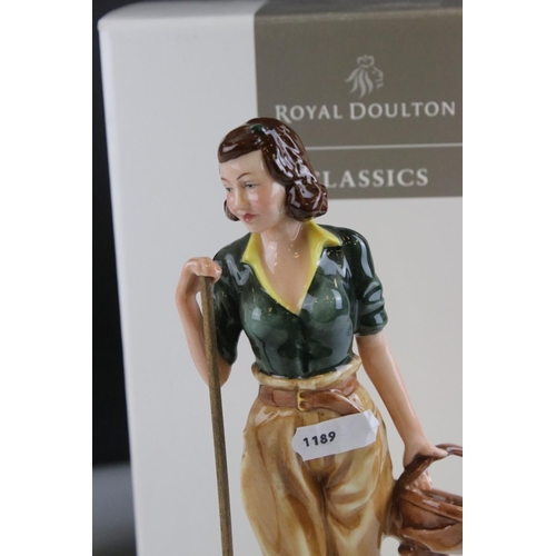 126 - Two Boxed Royal Doulton Figurines - The Land Girl and Sunshine Girl