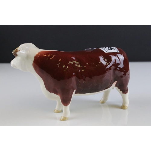 135 - Beswick Hereford Cow, Ch of Champions, model 1360