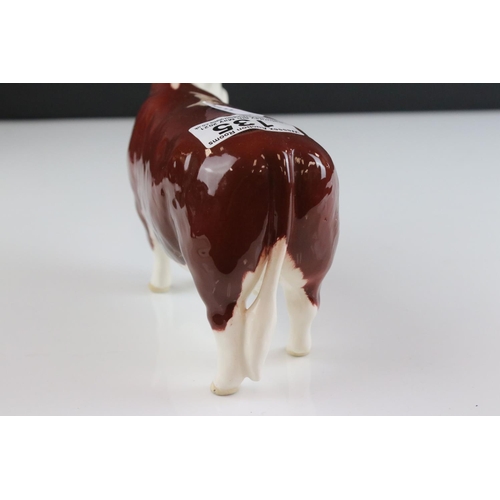 135 - Beswick Hereford Cow, Ch of Champions, model 1360