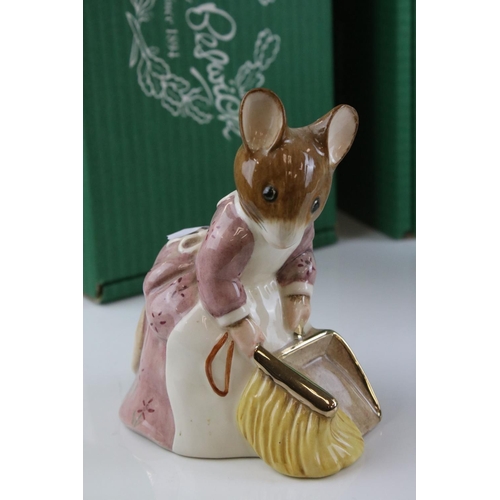 141 - Six Boxed Royal Doulton Beswick ware Limited Edition Beatrix Potter Figures including Foxy Whiskered... 