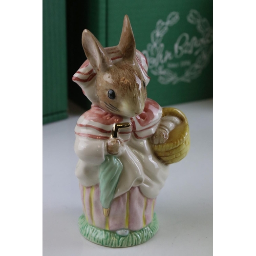 141 - Six Boxed Royal Doulton Beswick ware Limited Edition Beatrix Potter Figures including Foxy Whiskered... 