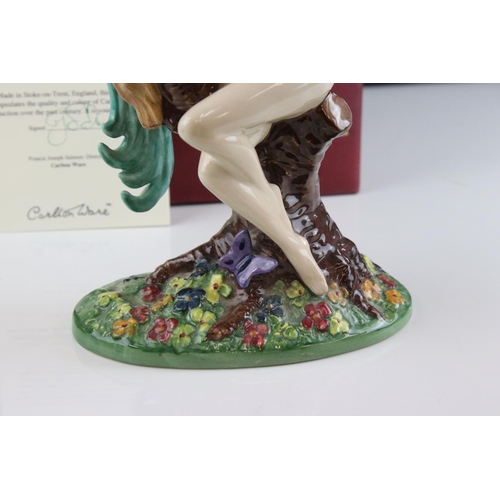 153a - Boxed Carltonware ' The Carlton Girl Bird of Paradise ' limited edition 17 with coa