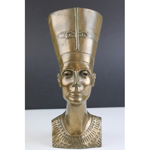 438 - A composite bust of Egyptian Queen Nefertiti.