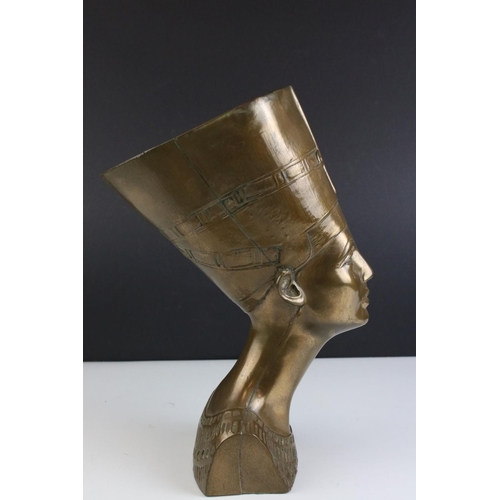 438 - A composite bust of Egyptian Queen Nefertiti.