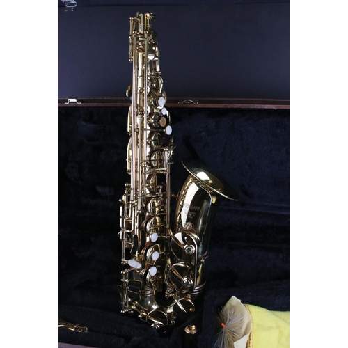 483 - A cased Earlham Professional Series II Saxophone.