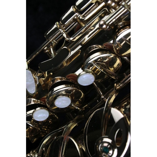 483 - A cased Earlham Professional Series II Saxophone.