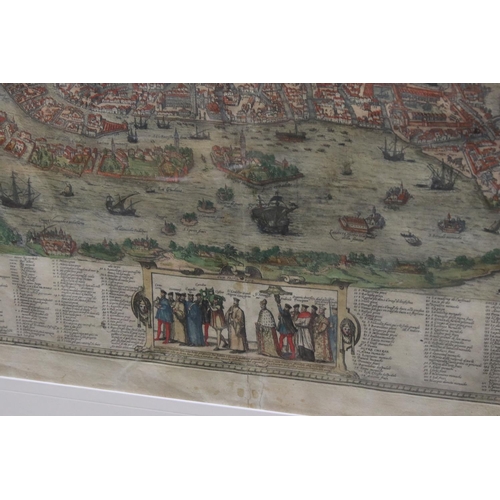 575 - An antique hand coloured engraving map  of Veneto .