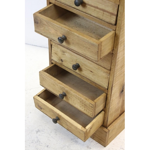 645 - Pine Chest of Seven Drawers