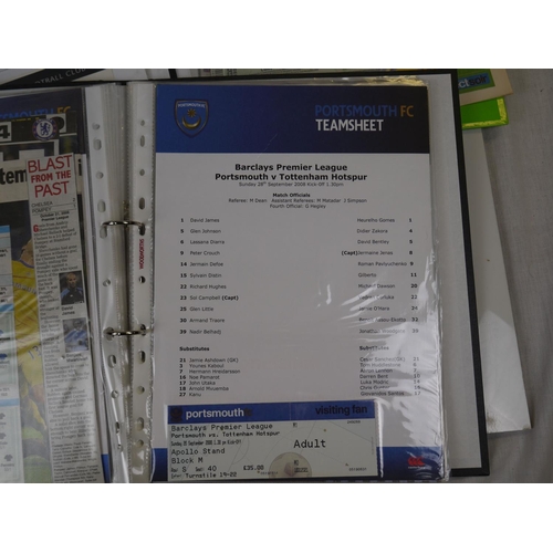 540 - Extensive collection of football programmes, loose and in folders,  mostly 2000 onwards, to include ... 