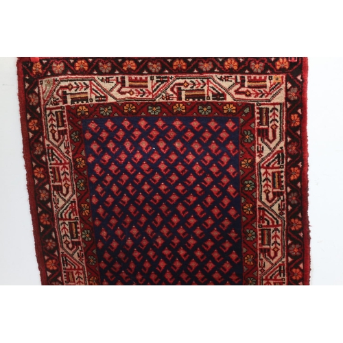 659 - Persian Red Ground Rug, 300cms x 100cms