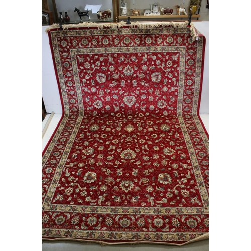 662 - Persian Red Ground Rug, 300cms x 198cms